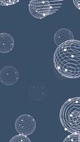 Abstract Sphere Patterns Created on a Dark Background To Inspire Creative Visual Aesthetics video