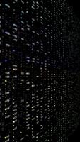 Explore the captivating world of Abstract Digital Data Visualization with glowing patterns video