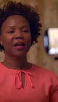 An engaging speaker with a vibrant personality suited for professional settings video