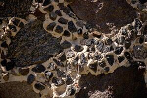 Old wall structure. Architecture. Pattern. Material photo
