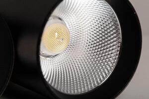 Modern matrix lamp in a luminaire, new technology. Macro photo