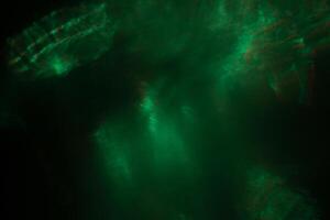 Blurred lens flare. Defocused colorful lights. Shiny glowing spots, abstract background and texture photo
