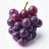 a bunch of grapes with their skin still on. photo