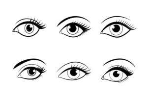 A girly eye vector