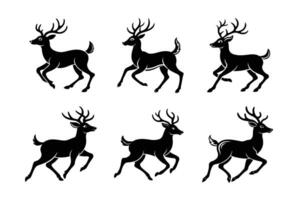 The Running deer vector