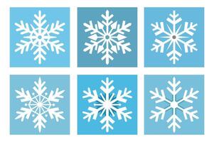 The snowflake simple vector