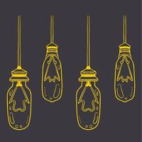 Light bulb illustration vector