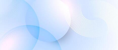 Abstract background with blue and white swirls vector