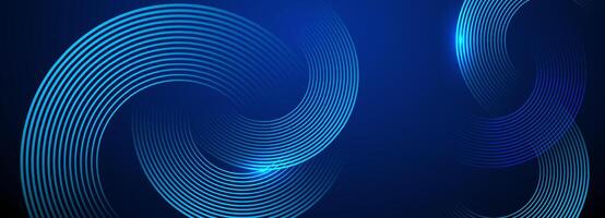 Abstract blue background with waves vector