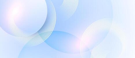 Abstract background with circles and lines vector