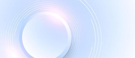 A blue abstract background with a circular shape vector