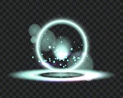Silver decorative glow burst, radiating light, explosion of silver glow and shine with bokeh and sparkles. illustration. vector