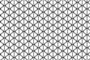 Geometric black lines shape abstract seamless repeat pattern transparent background vector