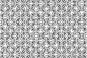 Circle lines abstract geometric shape seamless repeat pattern vector