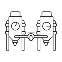 Brewery icon on white background vector
