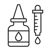 Essential Oil icon on white background vector