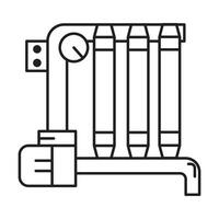 Filtration icon on white background vector