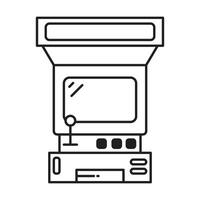 Arcade machine icon on white background vector