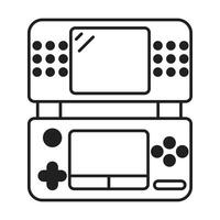 Game console icon on white background vector