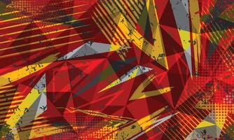 Modern racing background abstract pattern grunge brush strokes for car wrap stickers vector