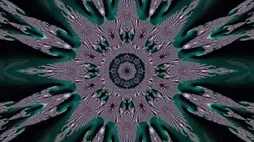 An animation of colorful Kaleidoscope patterns video