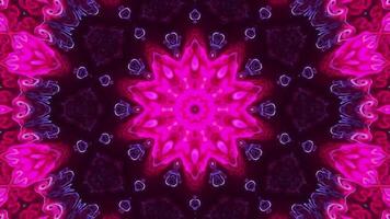 An animation of colorful Kaleidoscope patterns video