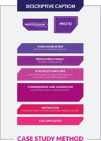 Case Study Workflow Diagram vector