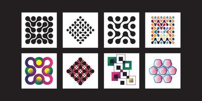 Dynamic Geometric Pattern Collection vector