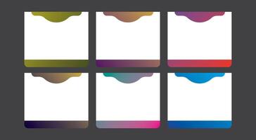 Multicolor Infographic Elements vector