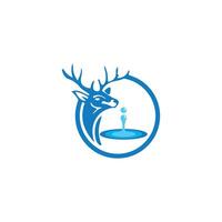A logo for ranch. Cool Water Ranch.A cattle ranch but also do deer, turkey, and Quail hunts. vector