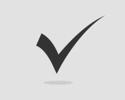 Check mark icon symbol design element. vector