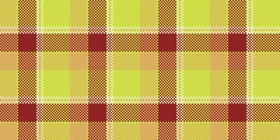 Figure tartan plaid fabric, hanukkah background texture . Bold pattern seamless textile check in lime and amber colors. vector