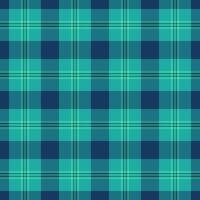 Color background tartan , no people seamless pattern plaid. Bag fabric texture textile check in teal and cyan colors. vector