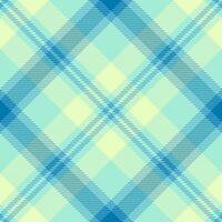 Japan texture background seamless, shape textile check tartan. Presentation pattern fabric plaid in teal and cyan colors. vector