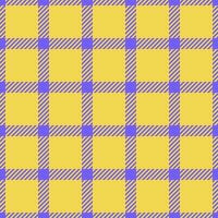 Us texture tartan plaid, purity check textile . Wedding fabric seamless background pattern in indigo and yellow colors. vector