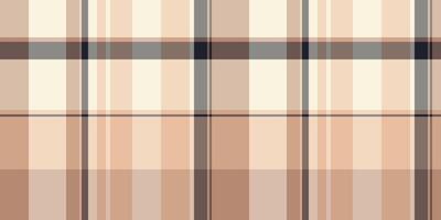 Cool pattern plaid textile, jpg check texture background. Packaging fabric seamless tartan in light and orange colors. vector