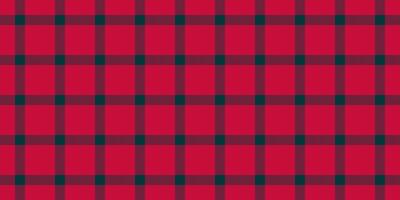 Bedding plaid check tartan, mexican pattern background texture. Close-up textile fabric seamless in red and dark colors. vector