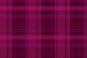 Sketch fabric tartan textile, cute seamless check. Coloured pattern texture background plaid in pink and dark colors. vector