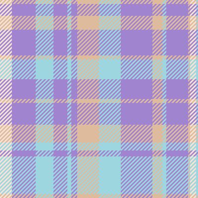 Commerce seamless background, duvet cover tartan pattern check. Fur plaid texture textile fabric in light and violet colors.