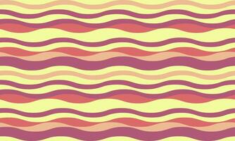 Abstract background with wavy stripes in vibrant colors, creating a rippled, liquid effect. Smooth curves and textured lines add elegance, vitality, and creativity. Ideal for wallpaper or textile. vector