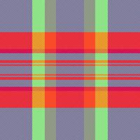 Gorgeous background pattern, store tartan textile check. Iconic seamless plaid texture fabric in teal and pink colors. vector