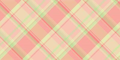 Direct texture tartan, various textile seamless check. Present background pattern fabric plaid in light and red colors. vector