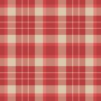 Bandana fabric pattern textile, japan plaid background check. Package tartan seamless texture in red and light colors. vector