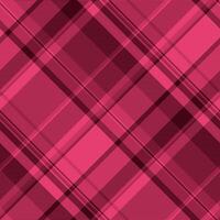 Bandanna check textile fabric, sixties pattern background. Ceremony tartan texture seamless plaid in red and dark colors. vector