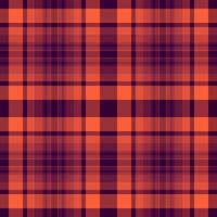 Simplicity pattern plaid textile, famous tartan check . 1940s fabric background texture seamless in red and dark colors. vector