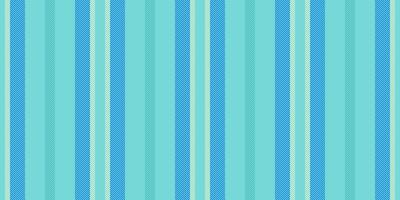 Blothes background pattern, primary lines textile fabric. Geat texture stripe vertical seamless in teal and cyan colors. vector
