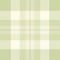 Check pattern of textile plaid fabric with a seamless background texture tartan. vector