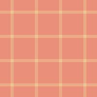 Exotic background seamless, scotland check fabric tartan. Wedding texture pattern textile plaid in orange and red colors. vector