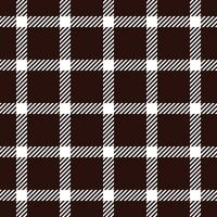 Youth pattern background textile, color plaid fabric. Grid check tartan seamless texture in dark and white colors. vector