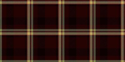 Garment background texture plaid, unique pattern fabric seamless. Man check textile tartan in black and yellow colors. vector